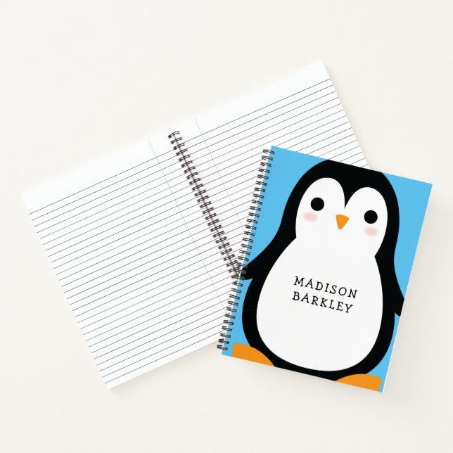 Kids Penguin Cute Notebook (Inside)