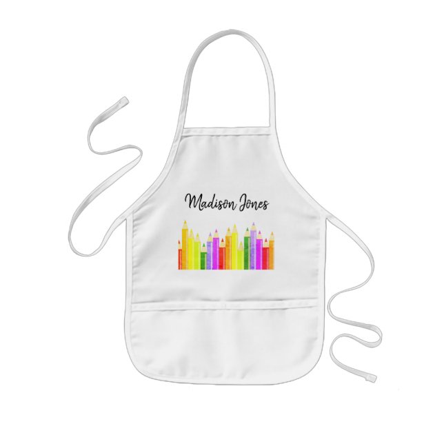 Kids personalised apron (Front)