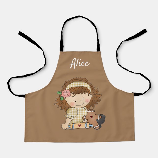Kids Personalised  Apron (Front)
