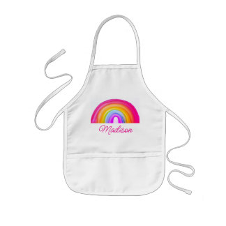 Kids personalised apron