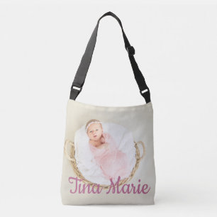 Kids Personalised Baby Name Bunny Rabbit Crossbody Bag