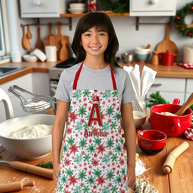 Kids personalised Christmas  Apron (Creator Uploaded)