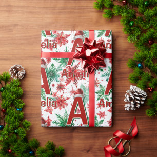 Kids personalised Christmas Wrapping Paper