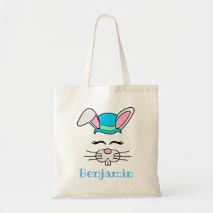Kids Personalised Easter Bunny Tote Bag
