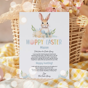 Kids Personalised Letter From The Easter Bunny Invitation