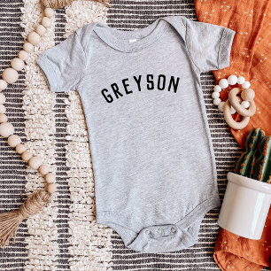 Kids Personalised Name Baby Bodysuit