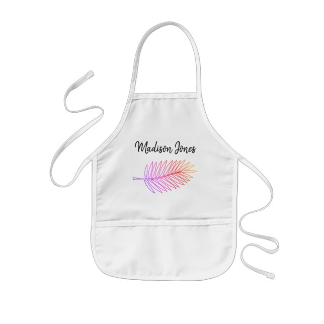 Kids personalized apron (Front)