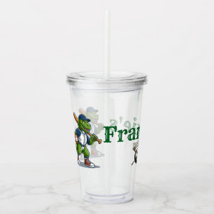 Kids Personalized Baseball Acrylic Tumbler