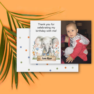 Kids Photo Thank You Card
