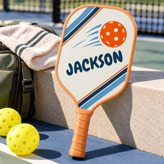 Kids Pickleball Custom Name Number & Nickname Paddle