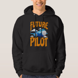 Kids Pilots In Progress Future Pilots Toy Aeroplan Hoodie