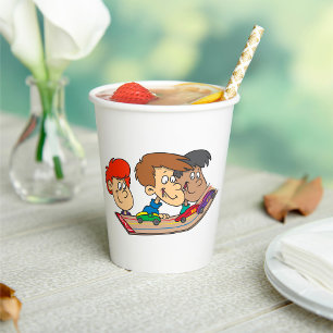Kids Pinewood Derby Car Race Paper Cups