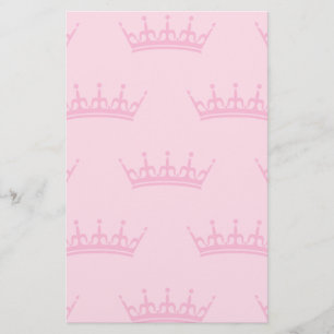 Kids Pink Crown Stationary Stationery