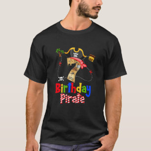 Kids Pirate 7th Birthday Decorations Kids Boys Bor T-Shirt