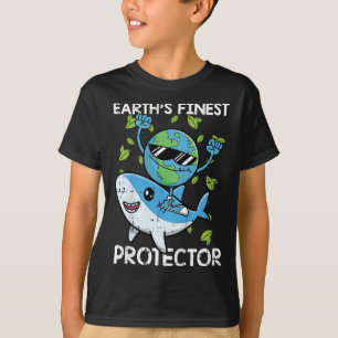 Kids Planet Protector Earth Day Environmental Anim T-Shirt