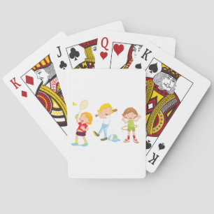 Kids Playing Sports Children Activity Cards