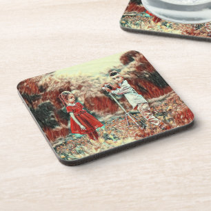 Kids playing with camera coaster
