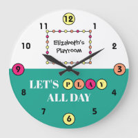 Kids Playroom play all day with name green