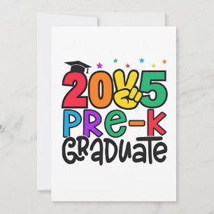 Kids Pre-K Grad 2025 Preschool Prek Graduation Holiday Card