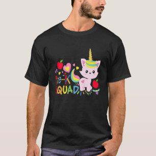 Kids Pre K Squad First Day Of School Boys Girls Pr T-Shirt