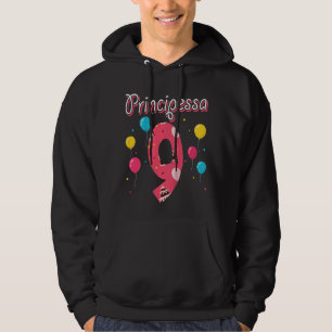 Kids Princess ninth birthday baby I am 9 years old Hoodie