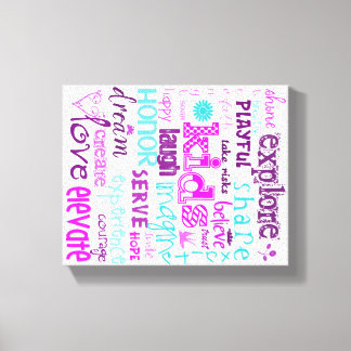 Kids Printable Pastels on Canvas