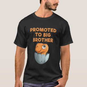 Kids Promoted To Big Brother  Cute Kids Dinosaur   T-Shirt