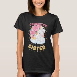 Kids Promoted To Big Sister 2023 Pregnancy Announc T-Shirt