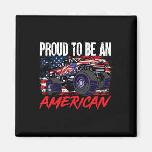 Kids Proud To Be An American 4th Of July Magnet
