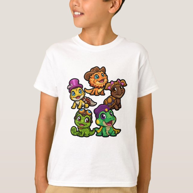 Kids PSF T-Shirt | Reptile (Front)