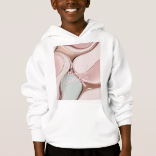 Kids pullover hoodie in stylish graphic