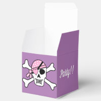 Kids Purple Skull and Cross Bones Pirate