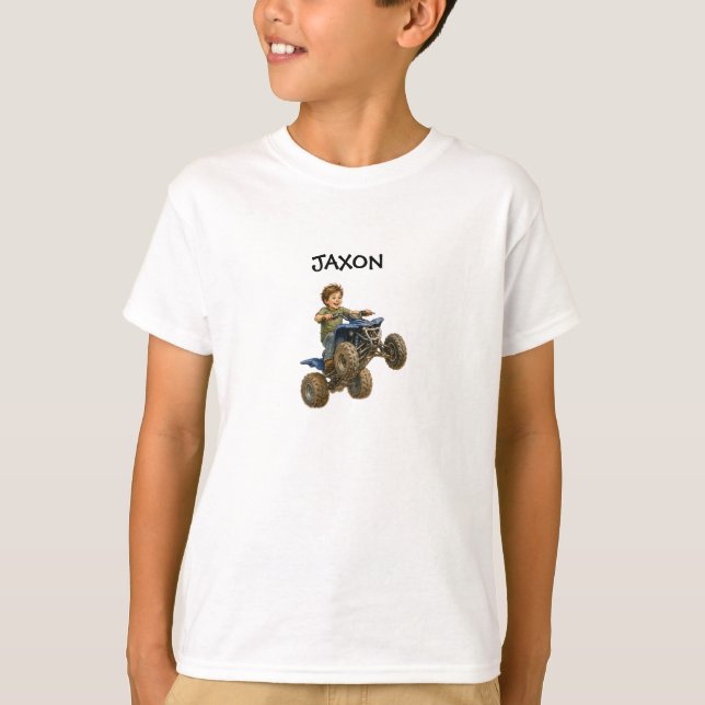 Kids Quad ATV Tee Shirt (Front)