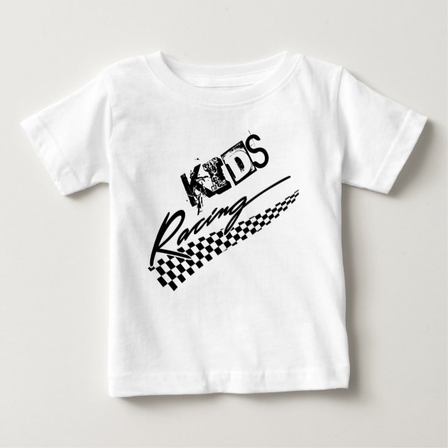Kids racing baby T-Shirt (Front)