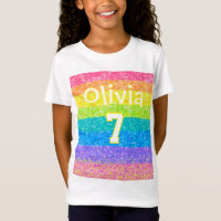 Kids Rainbow Birthday Editable Text Design