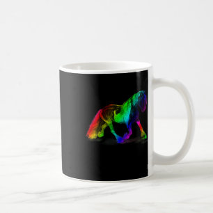 Kids Rainbow Horse Horseback Riding Esquireian T S Coffee Mug