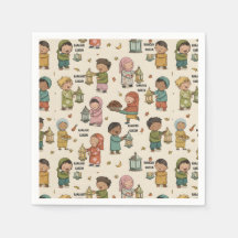 Kids Ramadan Kareem Napkins – Islamic Party