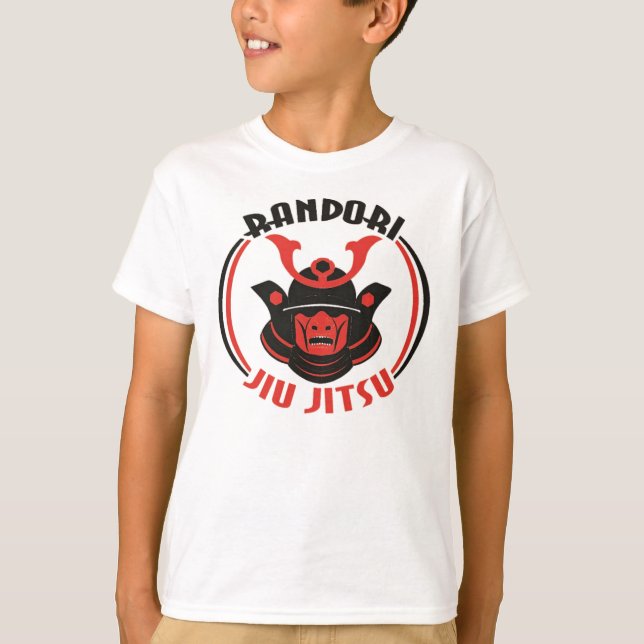 Kids' Randori Jiu Jitsu Long Sleeve T-Shirt (Front)