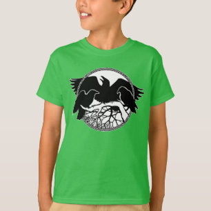 Kid's Raven T-shirt Raven Cool Organic Raven Shirt