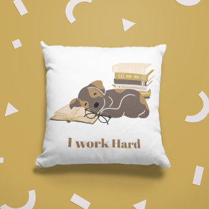 Kids Reading Books Personalised Motivational Cushion