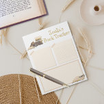 Kids Reading Books Tracker Book Club  Notepad<br><div class="desc">Effortlessly keep tabs on your child's next literary adventure with our adorable Kids Book Tracker Notepad! This notepad, featuring a sleeping dog surrounded by books in neutral colours, makes it easy to create a go-to reading list notepad for kids. This notepad is a fantastic tool to inspire kids to read...</div>