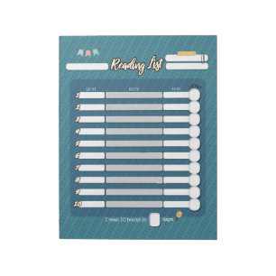 KIDS READING LIST Notepad