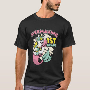 Kids Ready For A Mermazing 1St Grade Mermaid T-Shirt