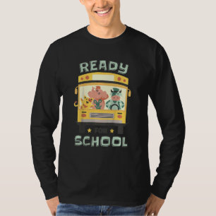 Kids Ready For School  Bus Riding T-Shirt