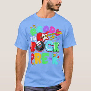 Kids Ready To Rock Pre-K Guitar Back To School Boy T-Shirt