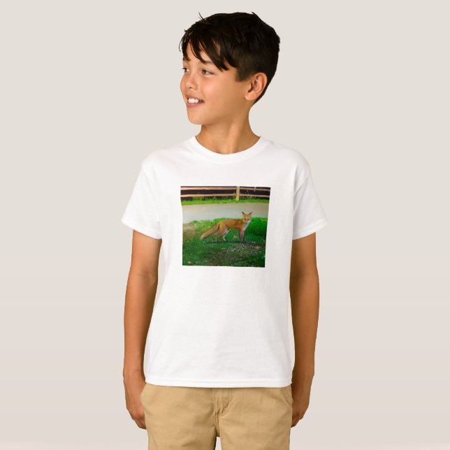 Kids Red Fox T-Shirt (Front Full)