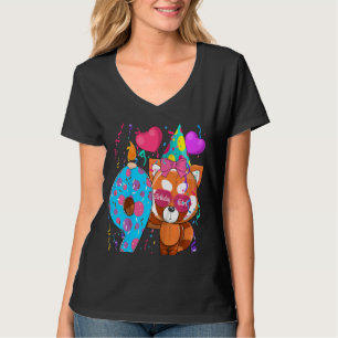 Kids Red Panda 9th Birthday Girl I'm 9 Years Old G T-Shirt