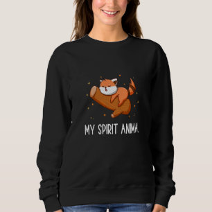 Kids Red Panda kid My Spirit Animal Panda Boys Sweatshirt