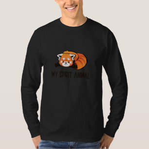 Kids Red Panda kid My Spirit Animal Panda Boys T-Shirt