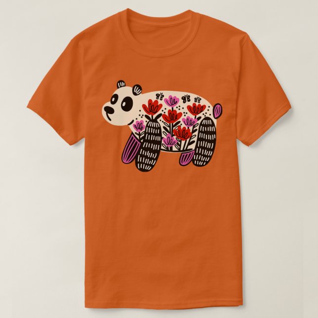 Kids Red Panda T-Shirt (Design Front)